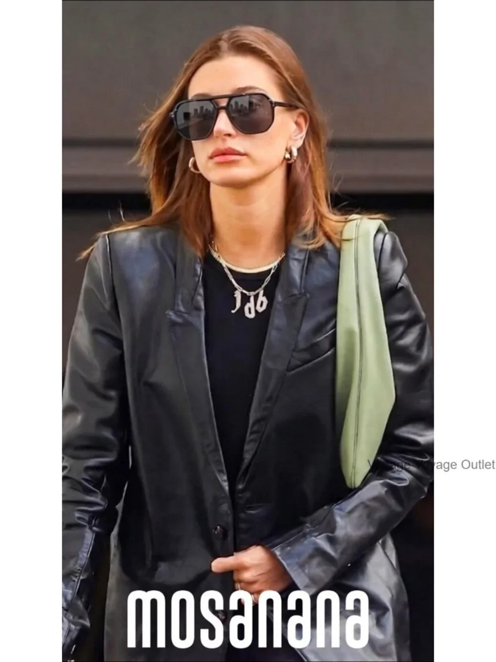 Oversized Polarized Aviator Sunglasses, UV Protection, Geometric Frame